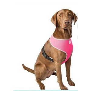 SIMPLY DOG Pink Reflective Field Safety‎ VEST Harness Adjustable Straps XL NWOT